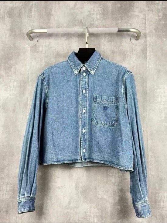 Celine Jackets & Blazers - 🚩steal Celine Light Blue Denim Cropped Jacket